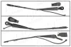 Wischarm, Scheibenreinigung hinten links AIC 59716
