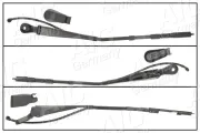 Wischarm, Scheibenreinigung hinten rechts AIC 59717