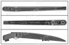 Wischarm, Scheibenreinigung hinten AIC 59735