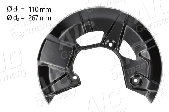 Spritzblech, Bremsscheibe Vorderachse links AIC 71358 Bild Spritzblech, Bremsscheibe Vorderachse links AIC 71358