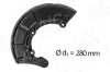 Spritzblech, Bremsscheibe Vorderachse links AIC 71370 Bild Spritzblech, Bremsscheibe Vorderachse links AIC 71370