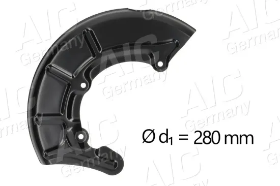 Spritzblech, Bremsscheibe Vorderachse links AIC 71370 Bild Spritzblech, Bremsscheibe Vorderachse links AIC 71370