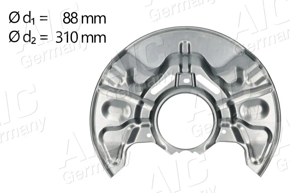 Spritzblech, Bremsscheibe Vorderachse rechts AIC 71380