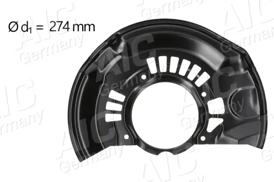 Spritzblech, Bremsscheibe Vorderachse rechts AIC 71382 Bild Spritzblech, Bremsscheibe Vorderachse rechts AIC 71382