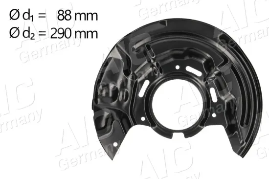 Spritzblech, Bremsscheibe Vorderachse links AIC 71386 Bild Spritzblech, Bremsscheibe Vorderachse links AIC 71386