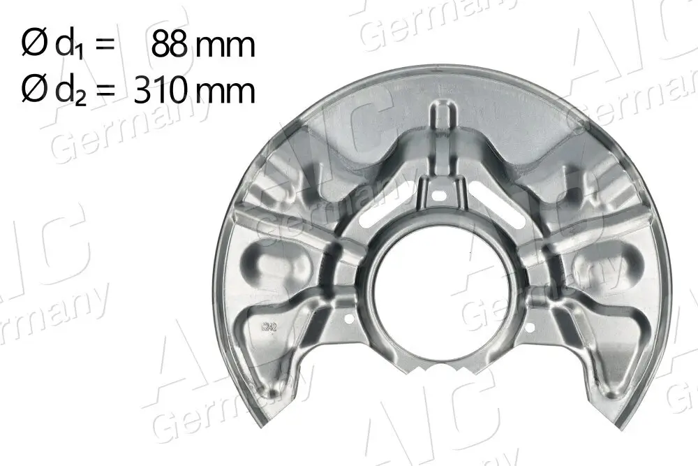 Spritzblech, Bremsscheibe Vorderachse links AIC 71387