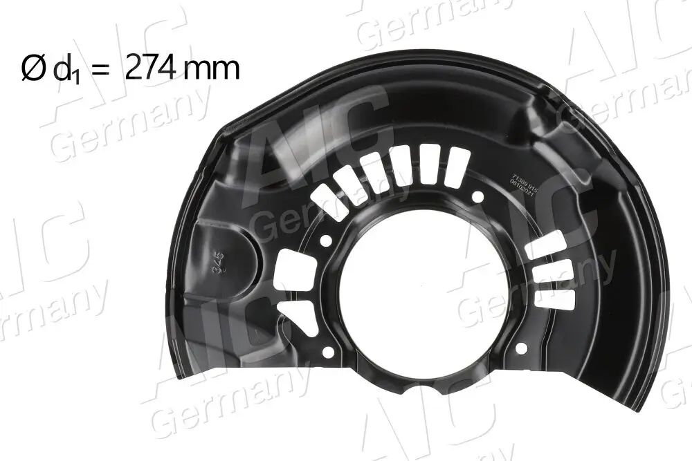 Spritzblech, Bremsscheibe Vorderachse links AIC 71389