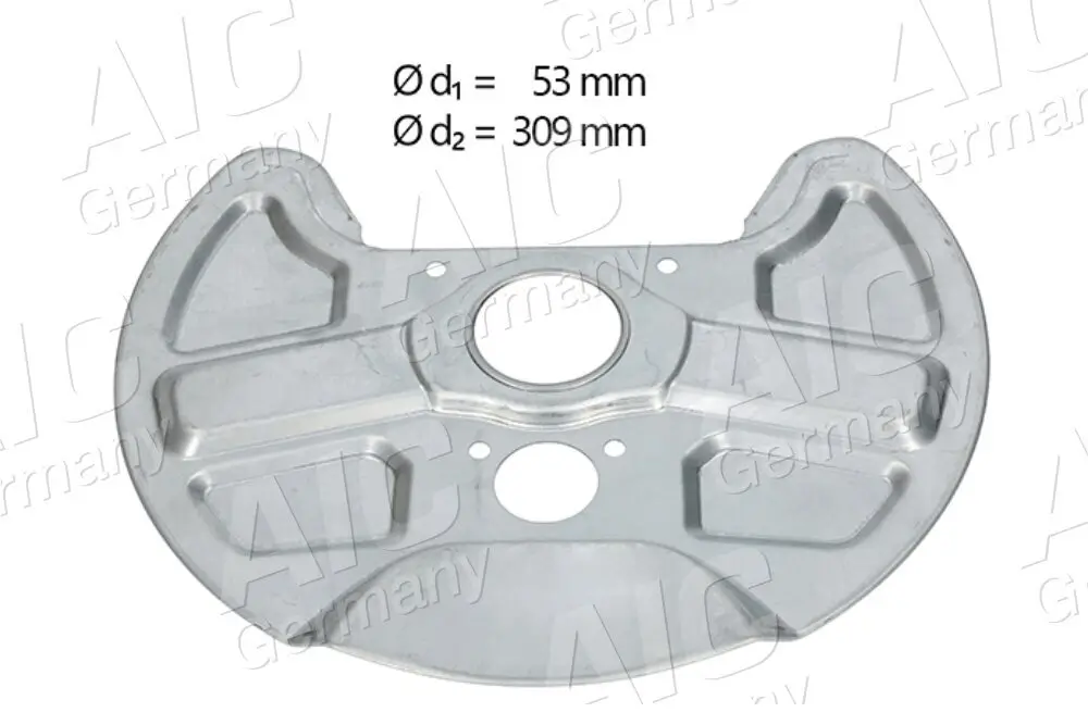 Spritzblech, Bremsscheibe Vorderachse rechts Vorderachse links AIC 71411