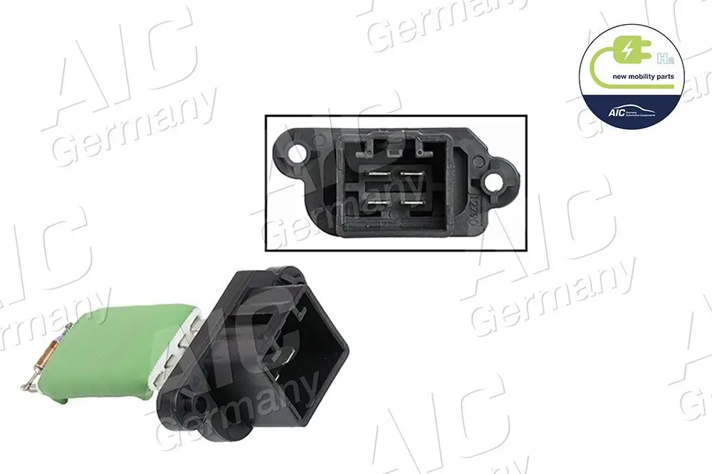 Widerstand, Innenraumgebläse 12 V AIC 71461