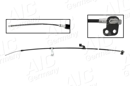 Seilzug, Feststellbremse hinten rechts AIC 75282 Bild Seilzug, Feststellbremse hinten rechts AIC 75282