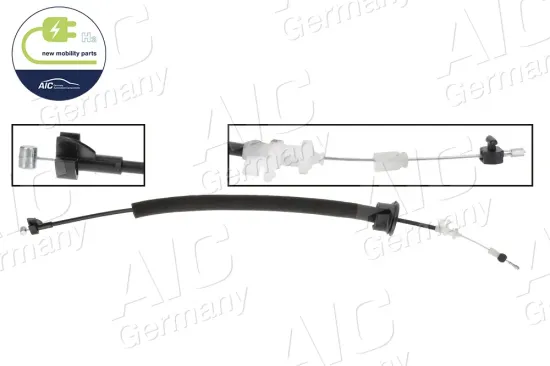 Seilzug, Türentriegelung Vorderachse links Vorderachse rechts innen AIC 75477 Bild Seilzug, Türentriegelung Vorderachse links Vorderachse rechts innen AIC 75477