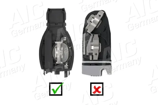 Handsendergehäuse, Zentralverriegelung AIC 76126 Bild Handsendergehäuse, Zentralverriegelung AIC 76126