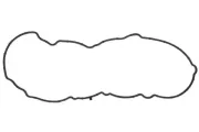 Dichtung, Zylinderkopfhaube ENGITECH ENT013084