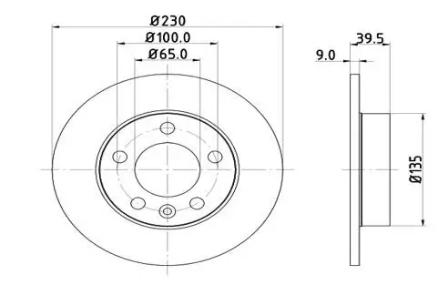 Bremsscheibe MTR 12108422