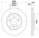 Bremsscheibe Vorderachse MTR 12108512