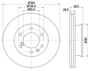 Bremsscheibe MTR 12108517