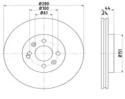 Bremsscheibe MTR 12108520