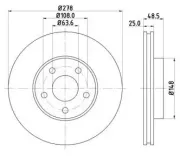 Bremsscheibe MTR 12108521