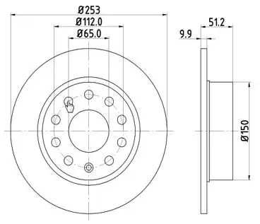 Bremsscheibe MTR 12108523