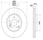 Bremsscheibe Vorderachse MTR 12108524