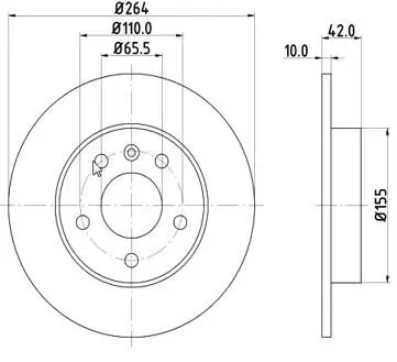 Bremsscheibe MTR 12108528