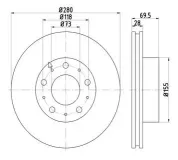 Bremsscheibe MTR 12108531