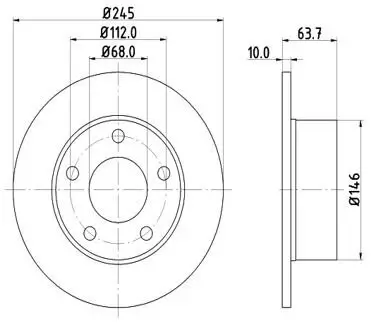 Bremsscheibe MTR 12108542