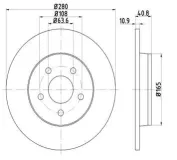 Bremsscheibe MTR 12108544