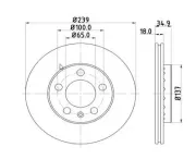 Bremsscheibe Vorderachse MTR 12108549