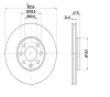 Bremsscheibe Vorderachse MTR 12108565