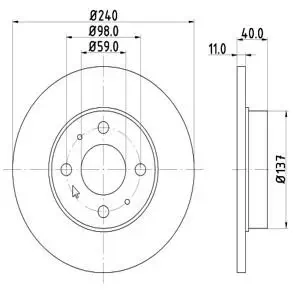 Bremsscheibe MTR 12108575