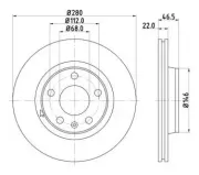 Bremsscheibe MTR 12108577