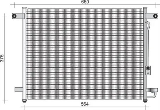 Kondensator, Klimaanlage MTR 12133766 Bild Kondensator, Klimaanlage MTR 12133766