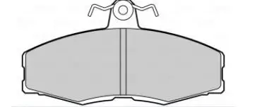 Bremsbelagsatz, Scheibenbremse Vorderachse MTR 12135656