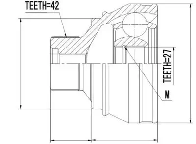 Gelenksatz, Antriebswelle MTR 12156685 Bild Gelenksatz, Antriebswelle MTR 12156685