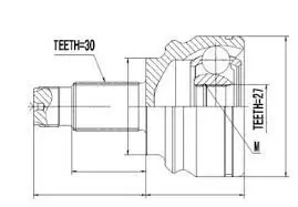 Gelenksatz, Antriebswelle Vorderachse rechts Vorderachse links MTR 12161107 Bild Gelenksatz, Antriebswelle Vorderachse rechts Vorderachse links MTR 12161107