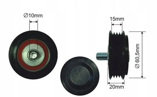 Spannrolle, Keilrippenriemen MTR 12164790