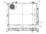 Kühler, Motorkühlung MTR 13054353