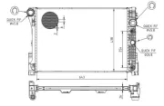 Kühler, Motorkühlung MTR 13054362