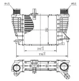 Ladeluftkühler MTR 13054365