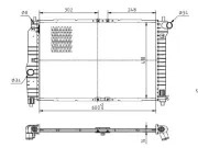 Kühler, Motorkühlung MTR 13054386