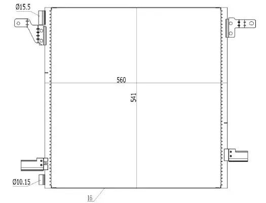 Kondensator, Klimaanlage MTR 13054387