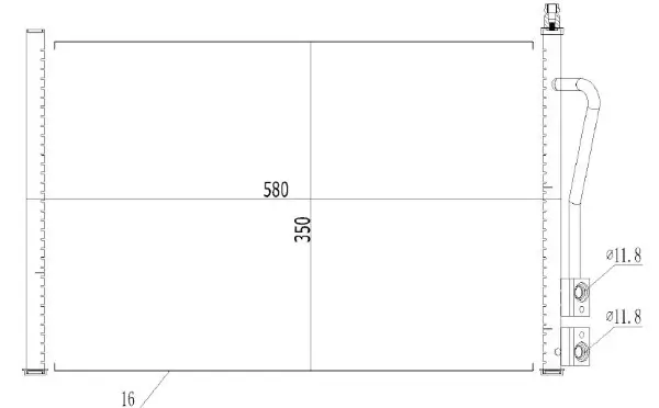 Kondensator, Klimaanlage MTR 13054402