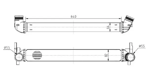Ladeluftkühler MTR 13054411
