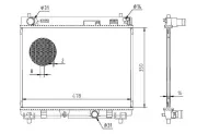 Kühler, Motorkühlung MTR 13054415