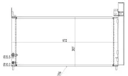 Kondensator, Klimaanlage MTR 13054434
