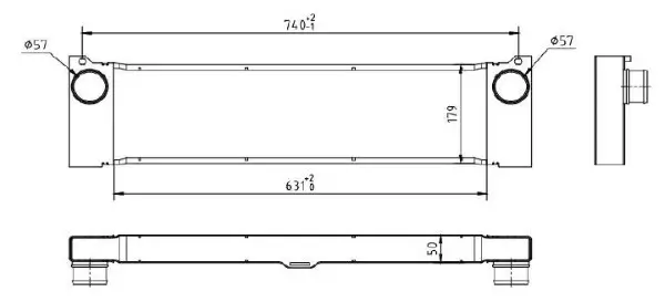 Ladeluftkühler MTR 13054440