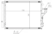 Kondensator, Klimaanlage MTR 13054451