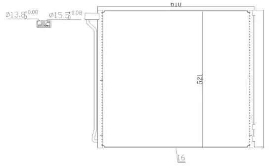 Kondensator, Klimaanlage MTR 13054461 Bild Kondensator, Klimaanlage MTR 13054461