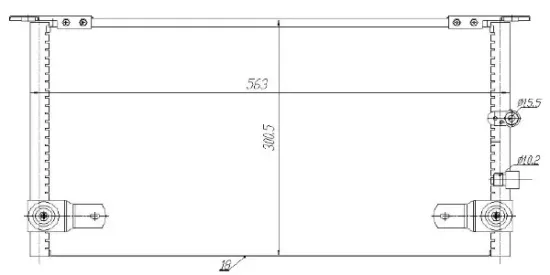 Kondensator, Klimaanlage MTR 13054467 Bild Kondensator, Klimaanlage MTR 13054467